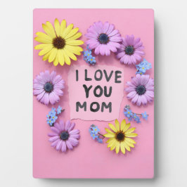 Placa Expositora Te Amo Mamá