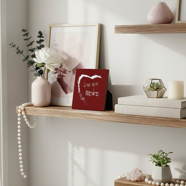 Placa Expositora Te amo más (Subido por el creador)