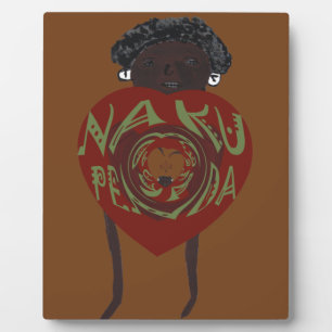 Placa Expositora ¡Te amo! Nakupenda Sana