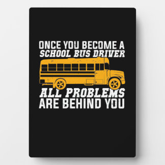 Placa Expositora Te Conviertes En Un Conductor De Autobús Escolar
