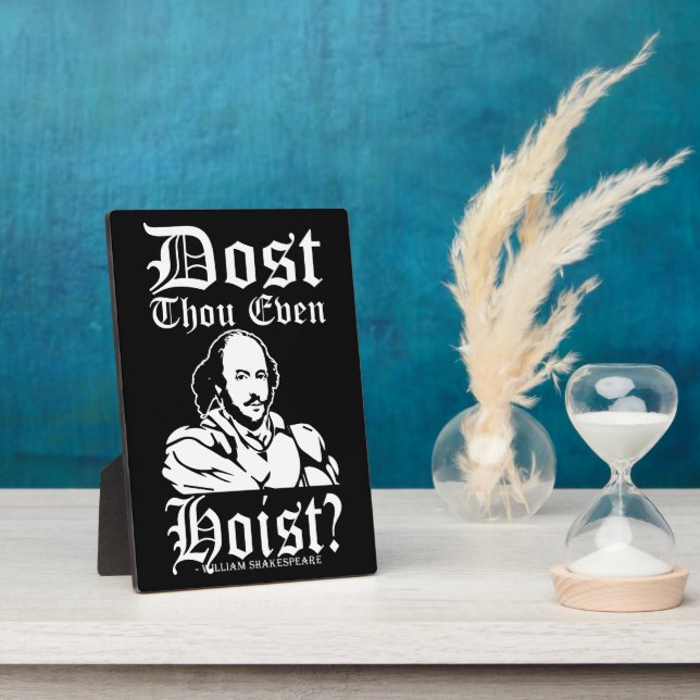 Placa Expositora ¿Te Has Hostigado? - Shakespeare (Lado)