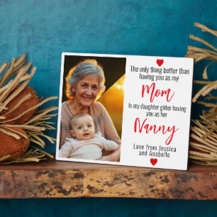 Placa Expositora Te queremos abuela Personalizado 1-Foto