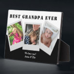 Placa Expositora Te queremos Collage de fotos personalizado del abu<br><div class="desc">Te queremos Collage de fotos personalizado del abuelo</div>