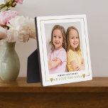 Placa Expositora Te queremos Nana Grandkids Foto Personalizada<br><div class="desc">Te amamos Nana Grandkids Foto Plaque personalizada — Personaliza con tu foto favorita y los nombres de tus nietos. Hace un tesoro obsequio por mantener a la abuela por su cumpleaños,  el día de la madre,  el día de los abuelos y otros días especiales.</div>