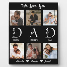 Te queremos papá - 6 Día de los padres de collage 