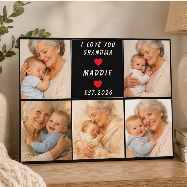 Placa Expositora Te Quiero Abuela | Día de los Abuelos (I Love You Grandma | Grandparents Day Plaque)