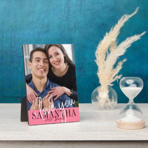 Placa Expositora Te quiero El día de San Valentín.