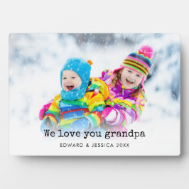 Placa Expositora Te quiero Personalizado de abuelo.