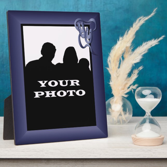 Placa Expositora Teatro de tragedia de comedia índigo 8x10 Photo Pl (Lado)