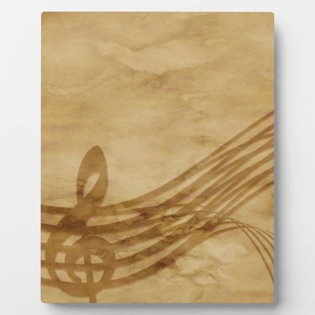 Placa Expositora Tecla de violín (Frente)