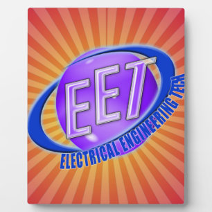 PLACA EXPOSITORA TECNOLOGÍA DE INGENIERÍA ELÉCTRICA DE LOGO ORB SWO