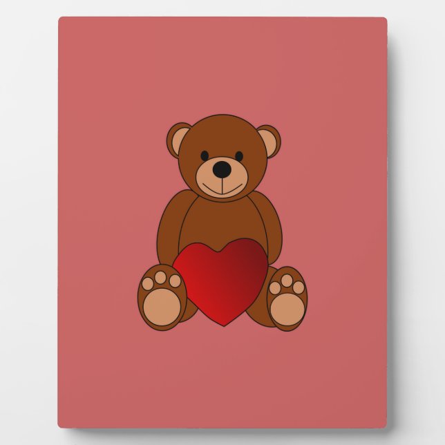 Placa Expositora Teddy Love (Frente)