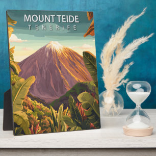 Placa Expositora Teide Tenerife Canaria