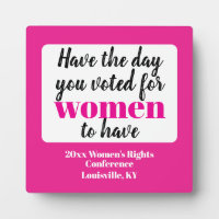 Tengan el día que votaron para que las mujeres ten