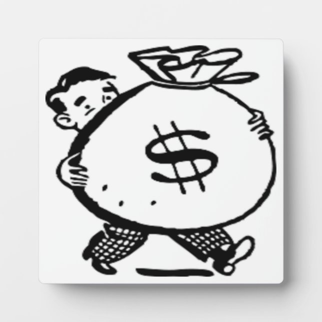 PLACA EXPOSITORA ¿TENGO DINERO? (Frente)