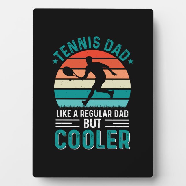 Placa Expositora Tennis Dad Retro Sunset (Frente)