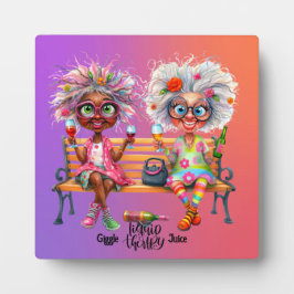 Placa Expositora Terapia Quirky Wine Ladies