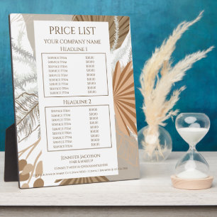 Placa Expositora Terracotta Boho Tropical