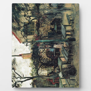 Placa Expositora Terraza de un café en Montmartre La Guinguette