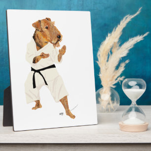 Placa Expositora Terrier de Karate