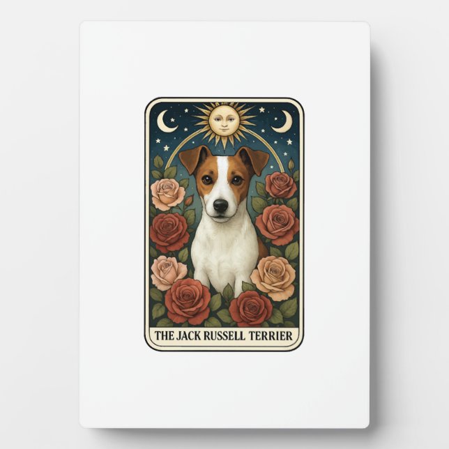 Placa Expositora Terrier Jack Russell (Frente)
