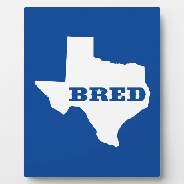Placa Expositora Texas Bred (Frente)