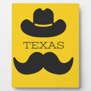 Placa Expositora Texas en amarillo