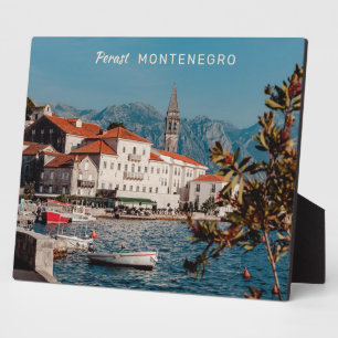 Placa Expositora Texto personalizado Montenegro