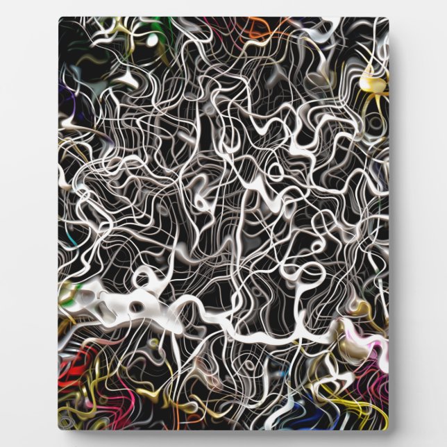 Placa Expositora Textura de fondo de patrón abstracto (Frente)