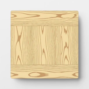 Placa Expositora Textura de grano de madera de roble ligera minimal