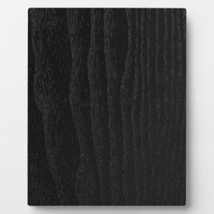 Placa Expositora Textura de madera negra personalizada