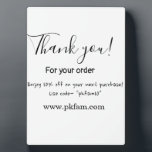 Placa Expositora Thank you for purchase pink family business detail<br><div class="desc">design</div>