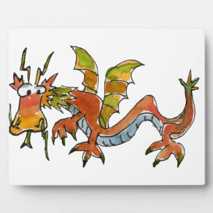 Placa Expositora Thar Be Dragons