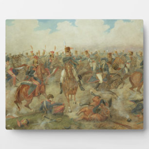 Placa Expositora The Battle of Waterloo, June 18th 1815 (w/c on pap