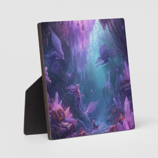 Placa Expositora The Crystal Cave of the Mermaid (Anverso)