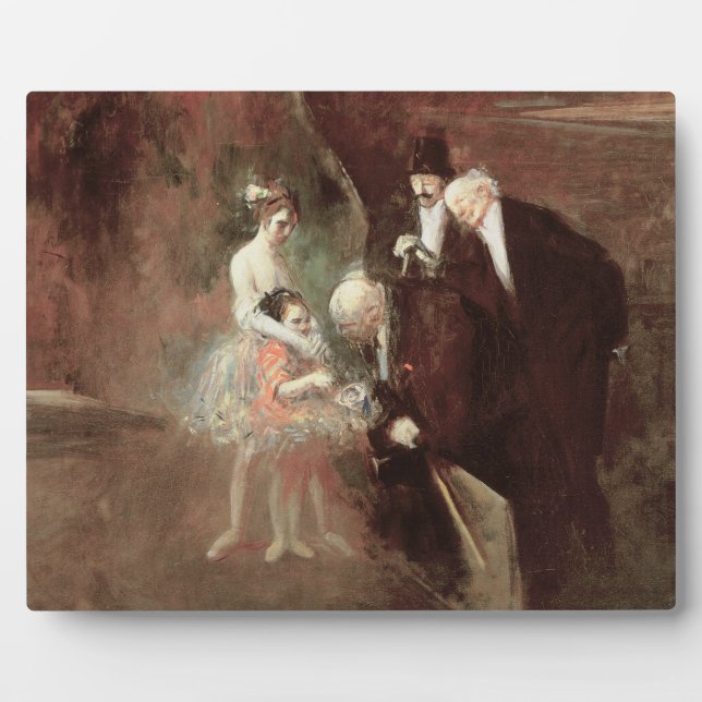 Placa Expositora The Dancers, c.1925 (aceite sobre lienzo) (Frente)