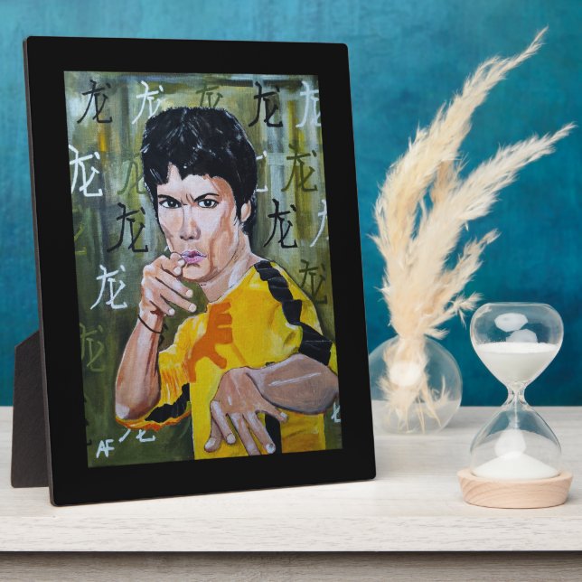 Placa Expositora The Dragon Painting by Alfred Fox (Lado)