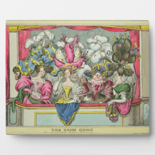 Placa Expositora The Dress Circle, publicado por Thomas McLean, Lon