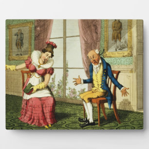 Placa Expositora The Expostulation, pub. por G. Humphrey, 1821 (col