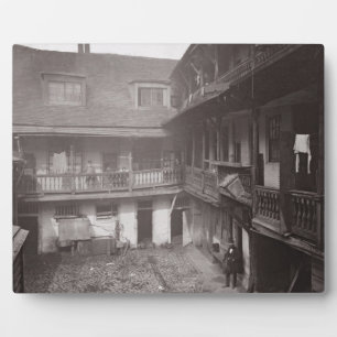 Placa Expositora The Oxford Arms en Warwick Lane, 1875, de 'Histo