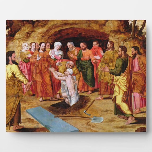 Placa Expositora The Raising of Lazarus (Frente)