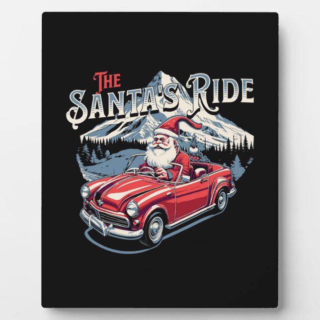 Placa Expositora The santa's ride. (Frente)
