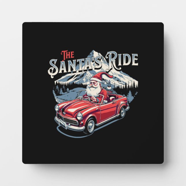 Placa Expositora The santa's ride. (Frente)