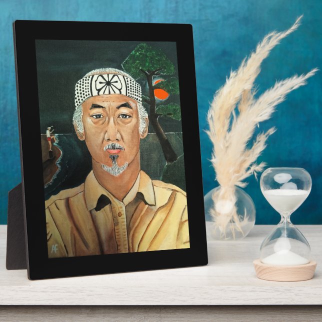 Placa Expositora The Sensei Painting by Alfred Fox (Lado)