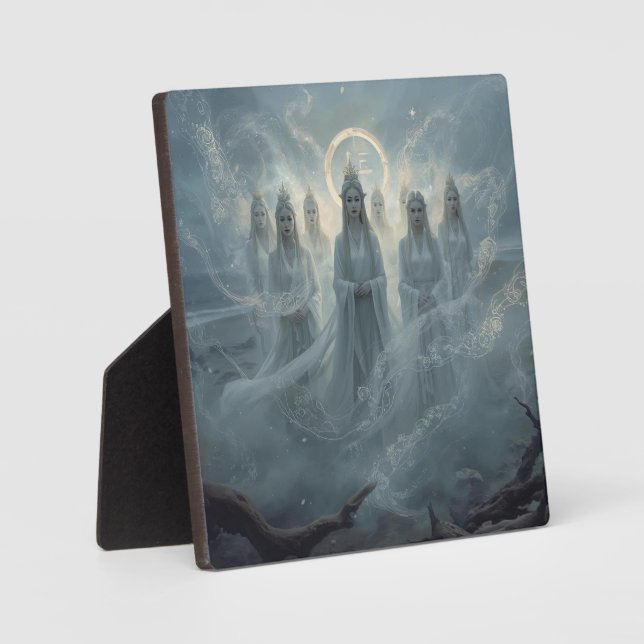 Placa Expositora The Seven Queens of the Mist (Anverso)