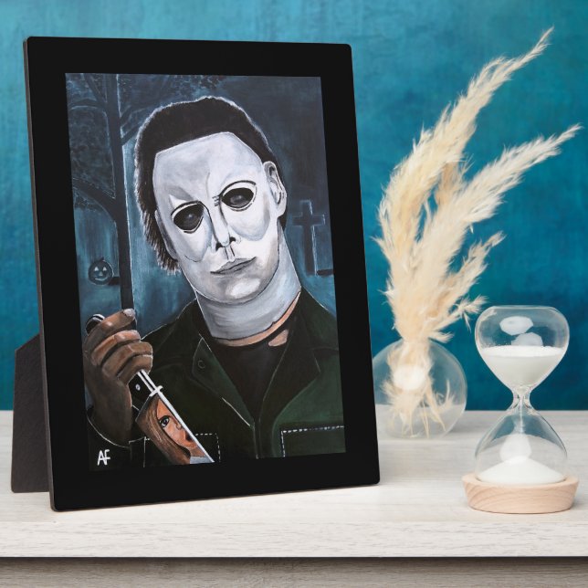 Placa Expositora The Shape Painting by Alfred Fox (Lado)