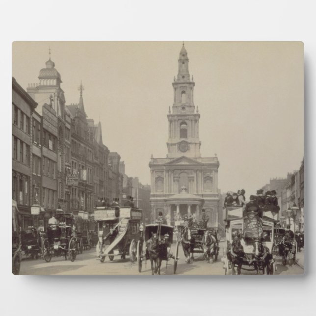Placa Expositora The Strand, c.1880 (sepia photo) (Frente)