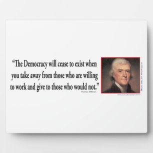 Placa Expositora Thomas Jefferson