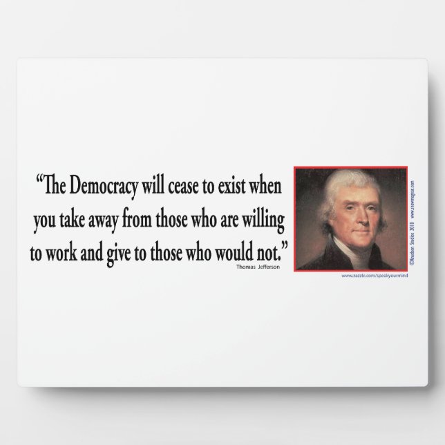 Placa Expositora Thomas Jefferson (Frente)