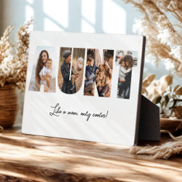 Placa Expositora Tía Collage de fotos Plaque